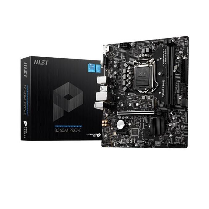 MSI B560M PRO-E MOTHERBOARD mATX - LGA 1200 (GEN 10 11, B560, M.2)