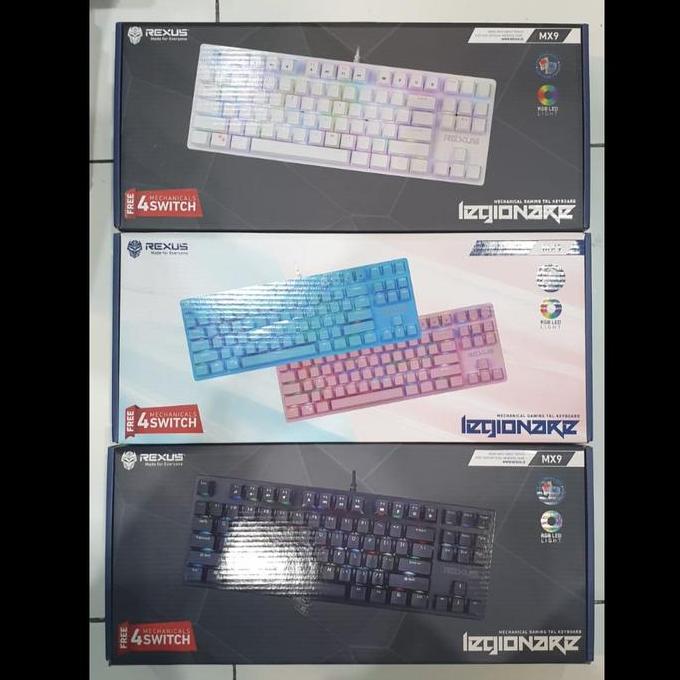 Rexus Legionare MX9 TKL RGB - MX-9 MX 9 Mechanical Gaming Keyboard