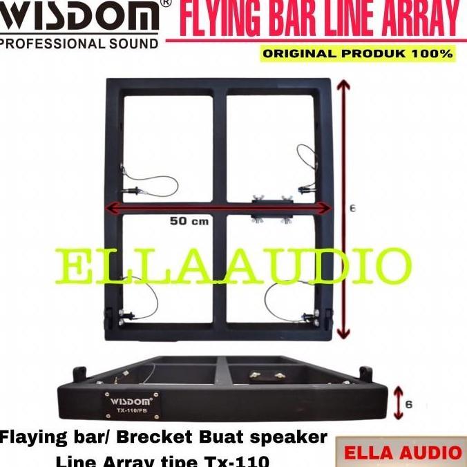 NEW Flying Bar Line Array Wisdom TX110 Brecket Gantung Untuk Wisdom Tx-110