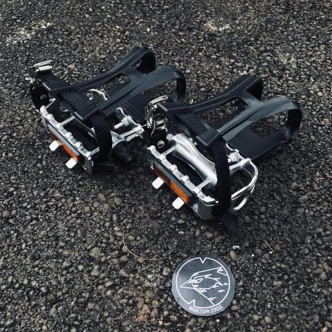 PEDALSET PEDAL FIXIE TOECLIP LONCER
