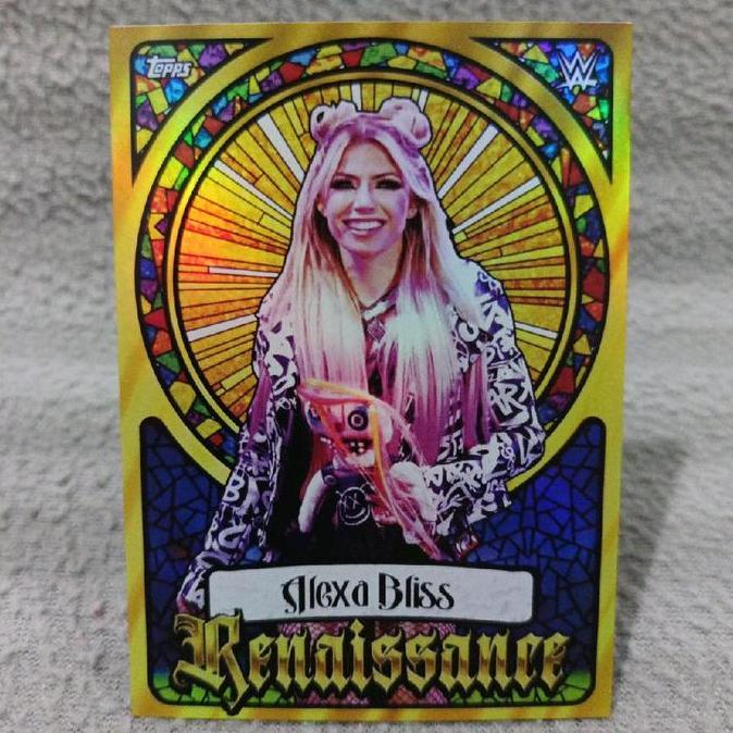 Kartu WWE renaissance alexa bliss holo (custom card)