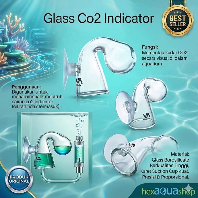 CO2 GLASS DROP CHECKER - CO2 INDICATOR