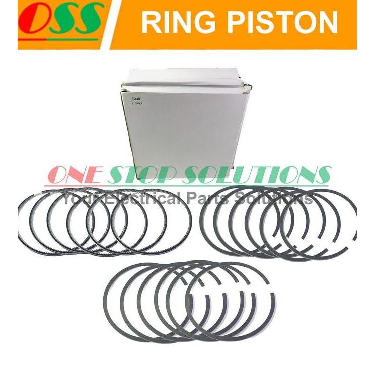MOSIOSO RING PISTON UNTUK ENGINE MITSUBISHI 6D40 1 SET