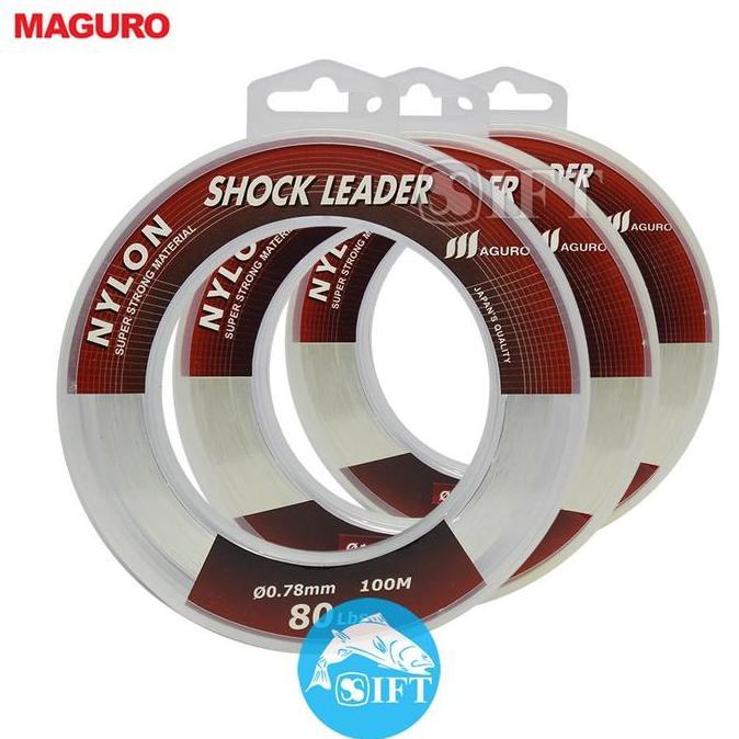 SENAR MAGURO NYLON SHOCK LEADER 100M | BENANG TALI PANCING NILON IFT