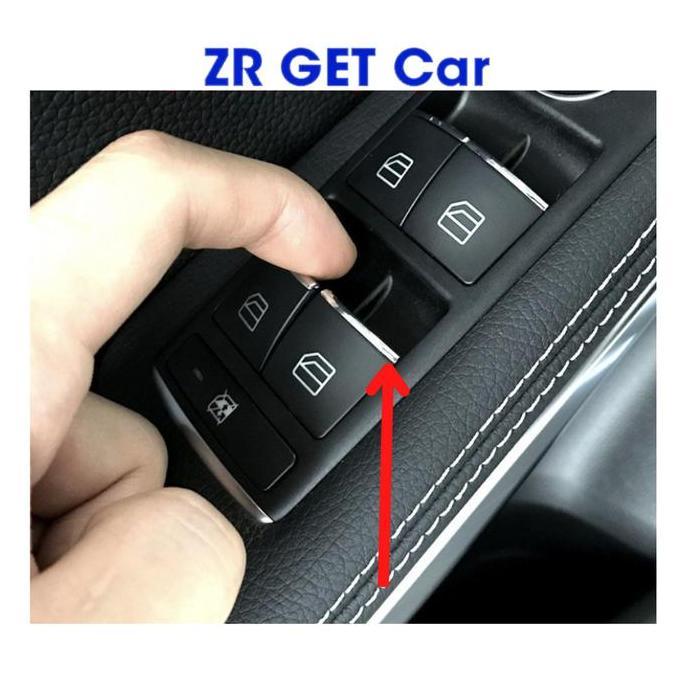 Zr List Chrome Tombol Knob Switch Power Window Mercedes W204 W212 W166