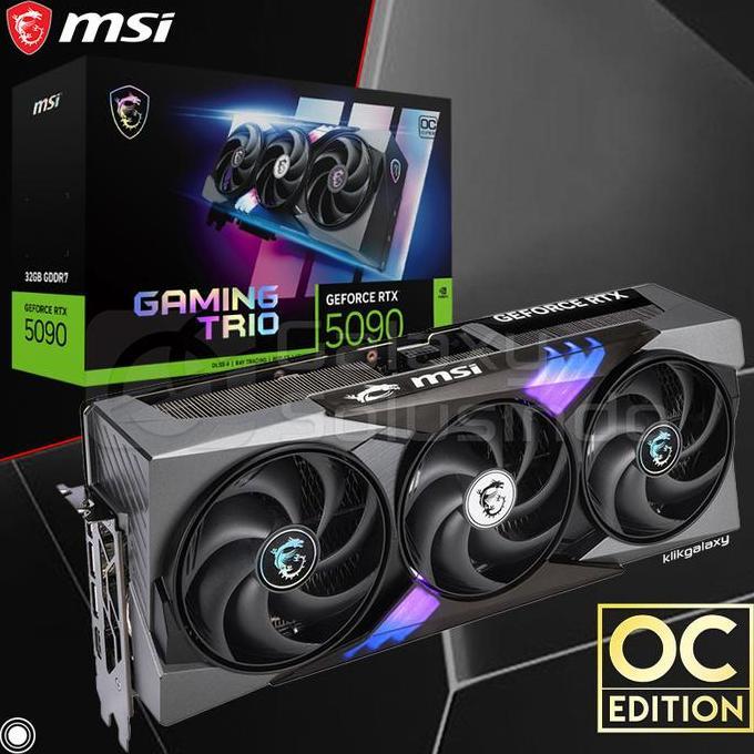 Goodseller- MSI GeForce RTX 5090 GAMING TRIO 32GB OC GDDR7 - VGA RTX5090 DDR7 Blackwell VGA Graphic 