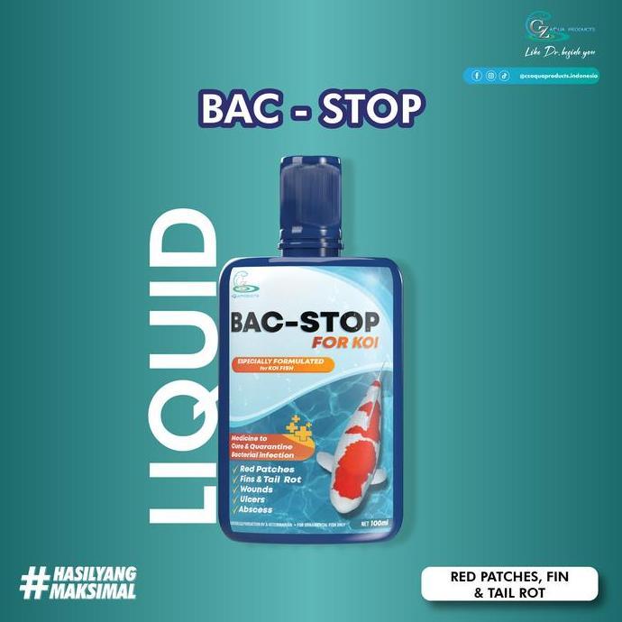 BAC-STOP FOR KOI OBAT INFEKSI BAKTERI IKAN KOI DAN KARANTINA
