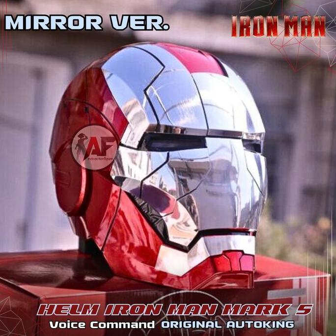 Tiyak_Seller44 - Iron Man Helmet 1:1 Mark 5 Voice Command Original Autoking & Mark 50 Original Mecha