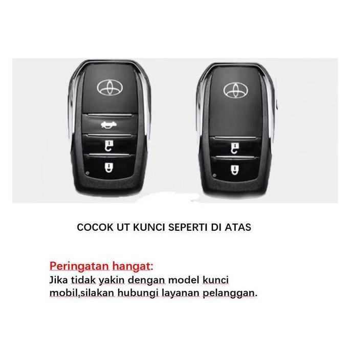 Cover Case Remote Keyless Mobil Toyota/Smart Key Leather Cover Toyota