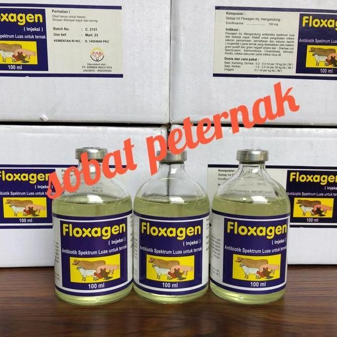 FLOXAGEN 100 ML, antibiotik hewan