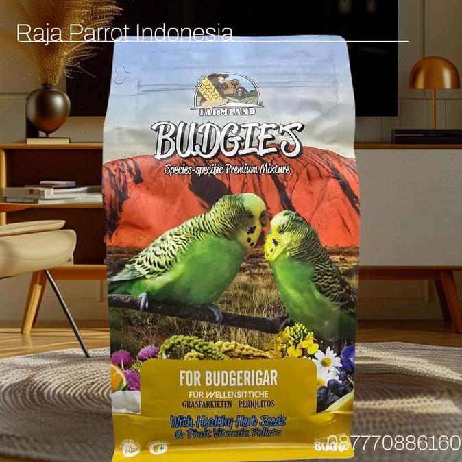 FARMLAND BUDGIES PAKAN BIJIAN REKOMENDASI UNTUK BUDGIES / PARKIT /PARKIT HOLLAND /HAGOROMO BUDGIES