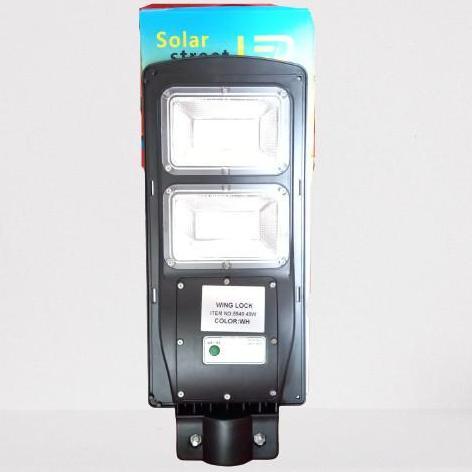 LAMPU JALAN TENAGA SURYA 40 WATT PJU LED LAMPU LED PANEL TENAGA SURYA