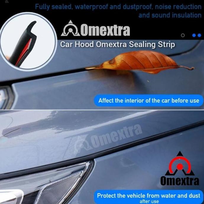 Seal Kap Mesin Mobil Omextra Peredam Suara Debu Air Peredam Kap Mobil