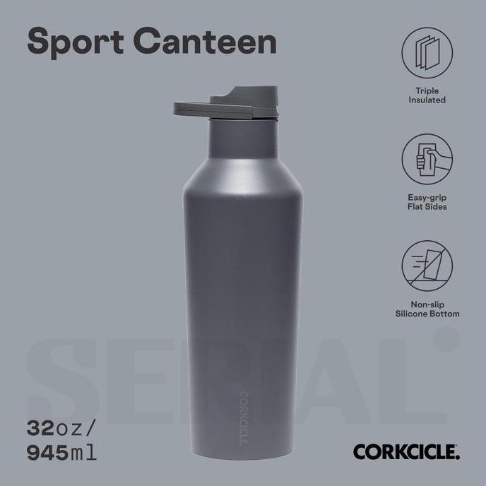CORKCICLE Sport Canteen 32oz - Flint