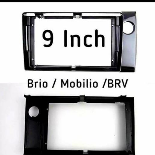 frame double din android 9 inch brio/mobilio/brv