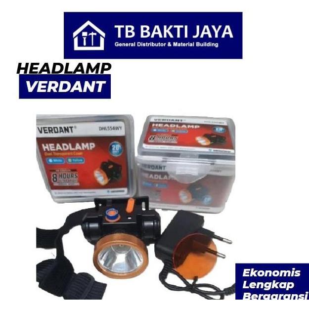 Senter Kepala Cas / Headlamp VERDANT / Senter Kepala