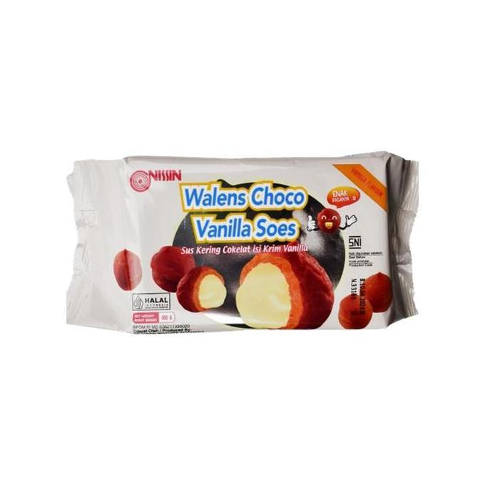 [] Nissin Wallen Soes Coklat Vanilla 100gr