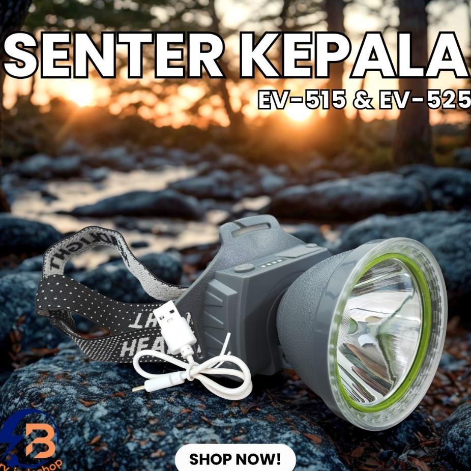 Senter Kepala 80 Watt & 100Watt Super Terang Anti Air /Senter Kepala Led  Senter Awet