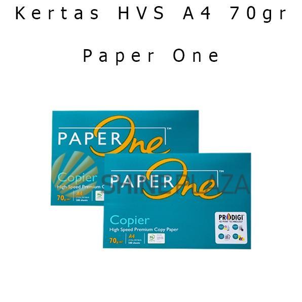 Kertas Hvs A4 70Gr Paper One - Kertas Print Fotocopy Putih A4 70 Gram