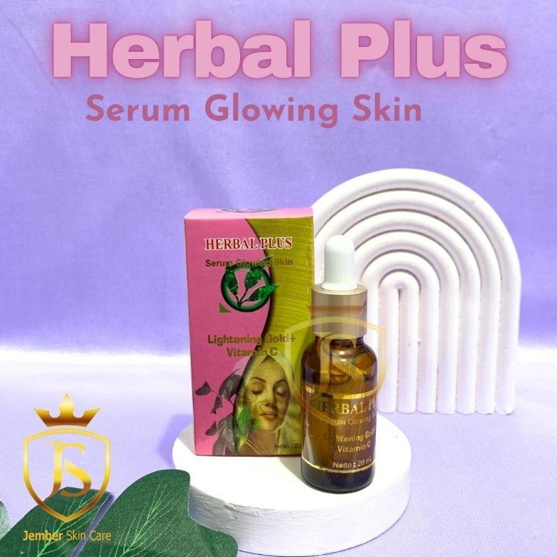 Paket Bundle Herbal Plus Serum Glowing Skin 20Ml Bpom - Serum Herbal Plus Bpom