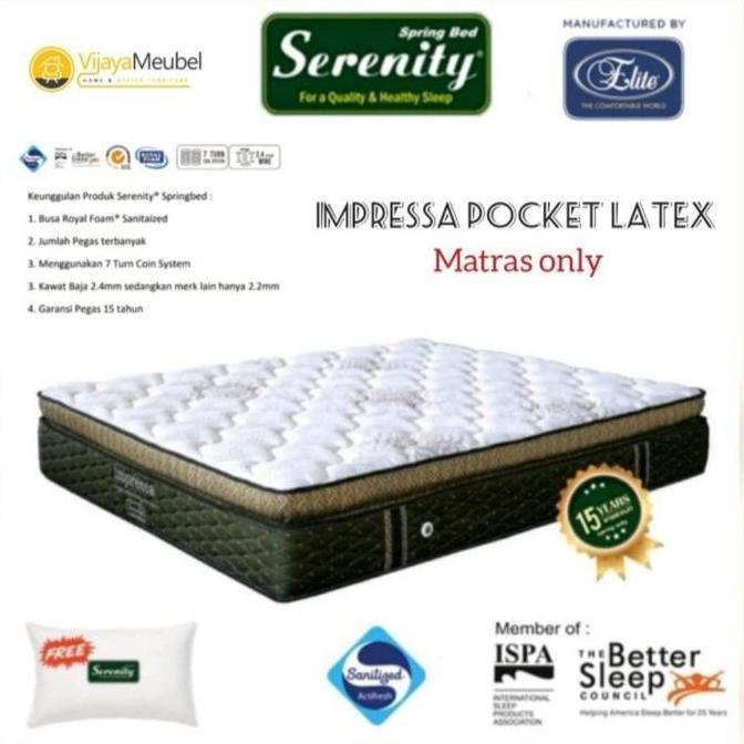 springbed elite impressa latex 180x200