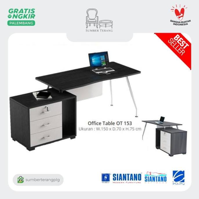 Meja Kerja Minimalis / Meja Komputer / Meja Kantor Siantano OT 153