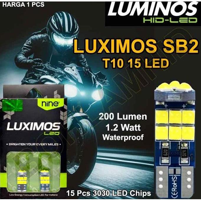 Allthebest- LED Senja Motor Vario 110 Techno T10 Lampu LUXIMOS SB2