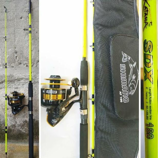 // SET PANCING KHUSUS LAUT MAGURO AVENGERS 8000 KEKUATAN 30-120KG //