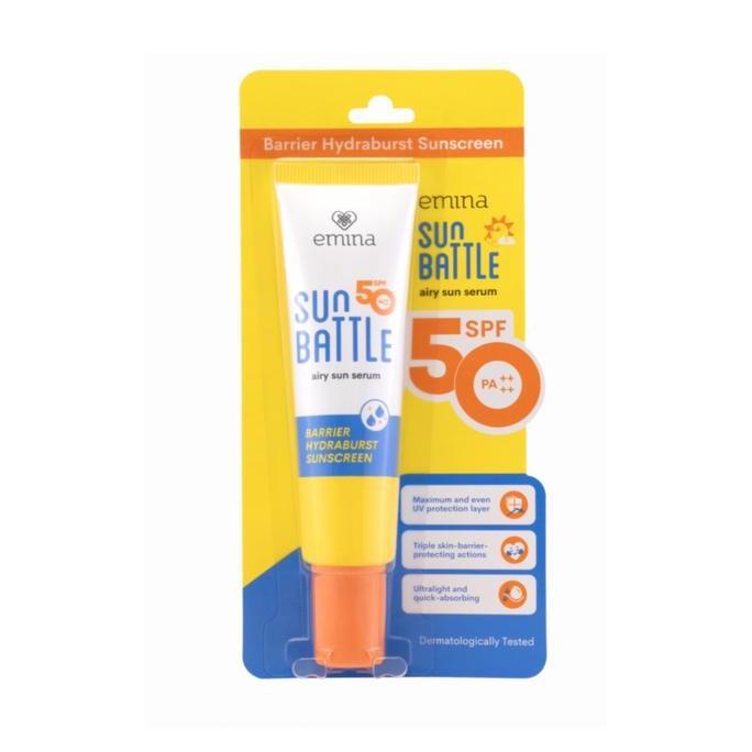 Becare- Emina Sun Battle Spf 50 Pa++++ Airy Sun Serum| Emina Sunscreen
