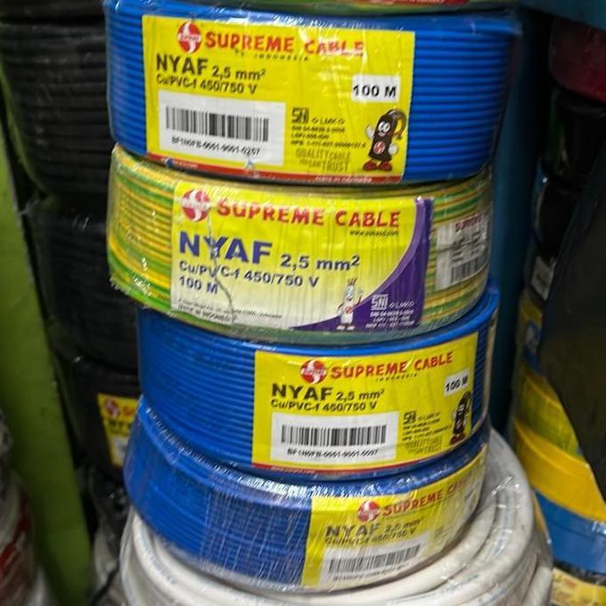 Promo Kabel Supreme Nyaf 2,5mm 100m / NYAF 2.5 Supreme Serabut / NYAF 2.5mm Diskon
