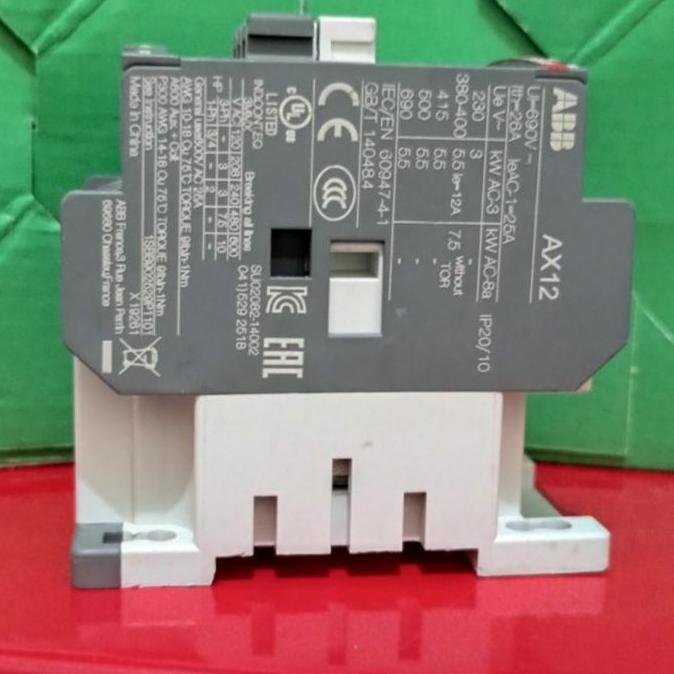 Promo kontaktor abb ax12-30-01 25a 151220v Diskon