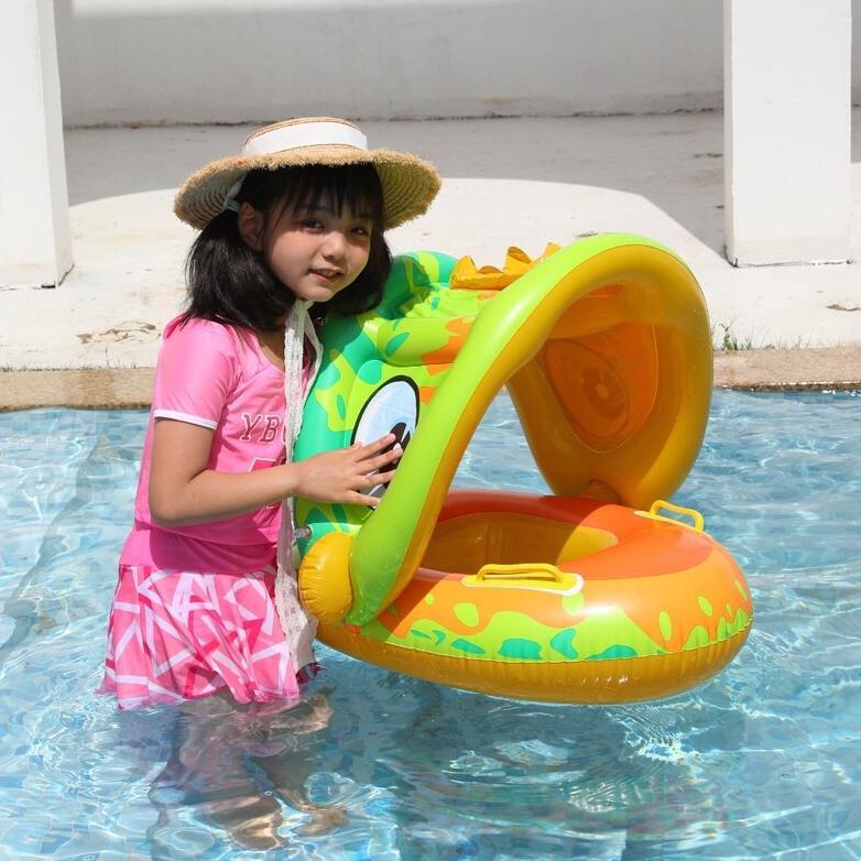 Ban Renang Pelampung Anak Kanopi Motif Unicorn dan Dragon Naga Lucu 1 2 3 4 Tahun TK SD Paud Kids Sw
