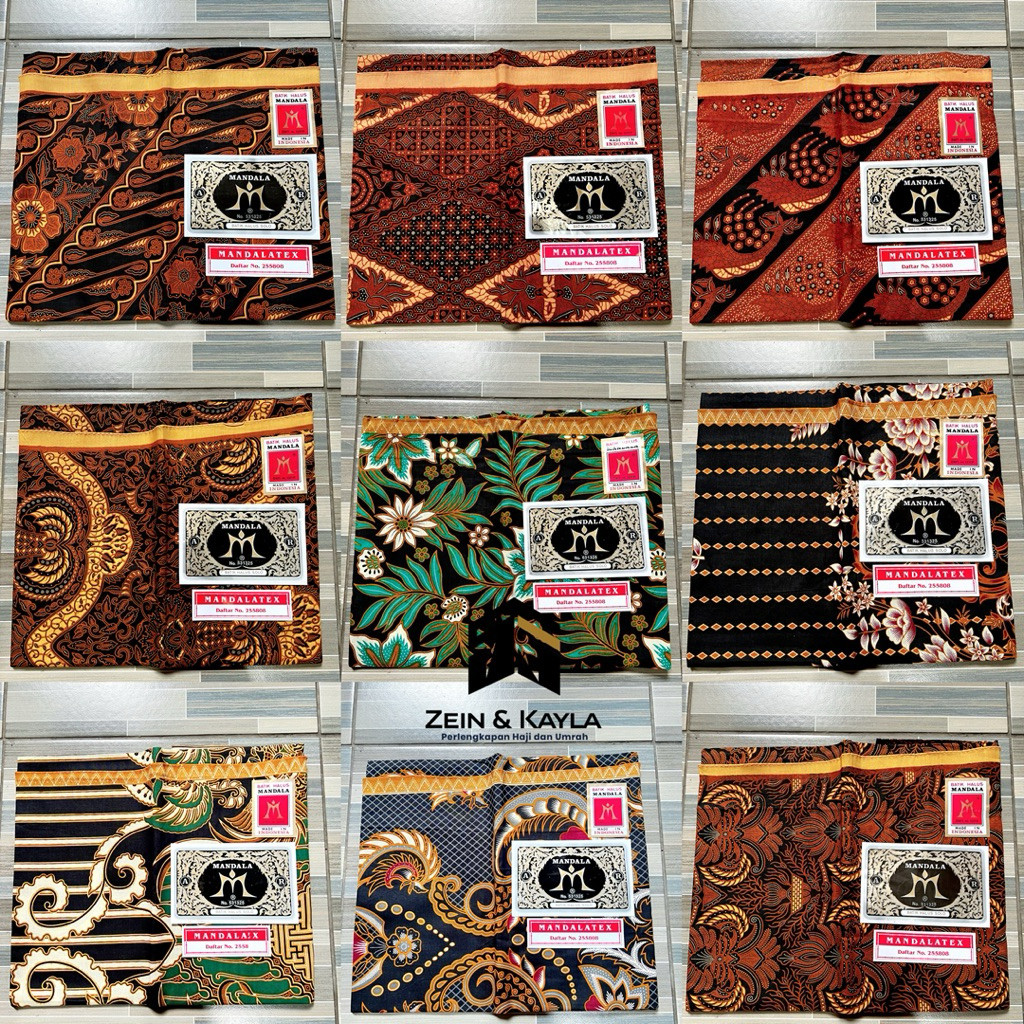 Kain Panjang Mandala Batik Halus ORIGINAL TERDAFTAR Kain Jarik Mandala Kain Gendong Batik Mandala