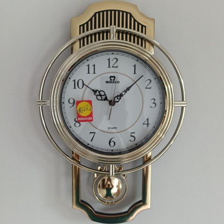 jam dinding bandul bunyi MIRADO ORIGINAL