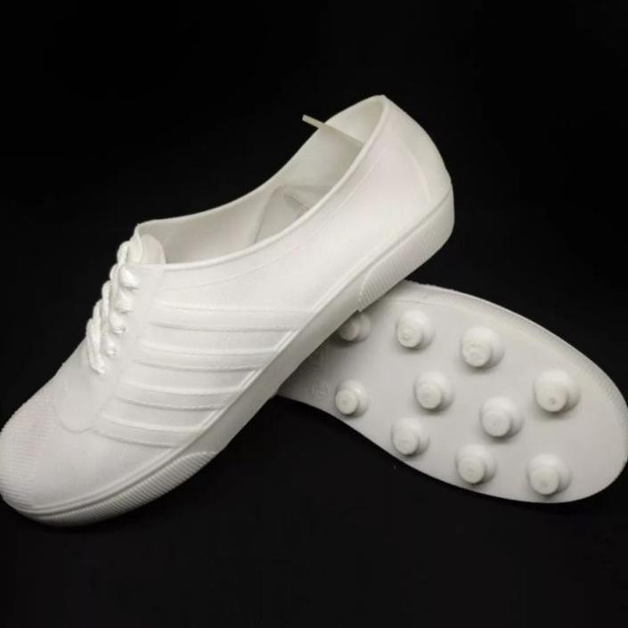 Sepatu Ap Cucuk Putih - Sepatu Ap Boots Pendek Serbaguna
