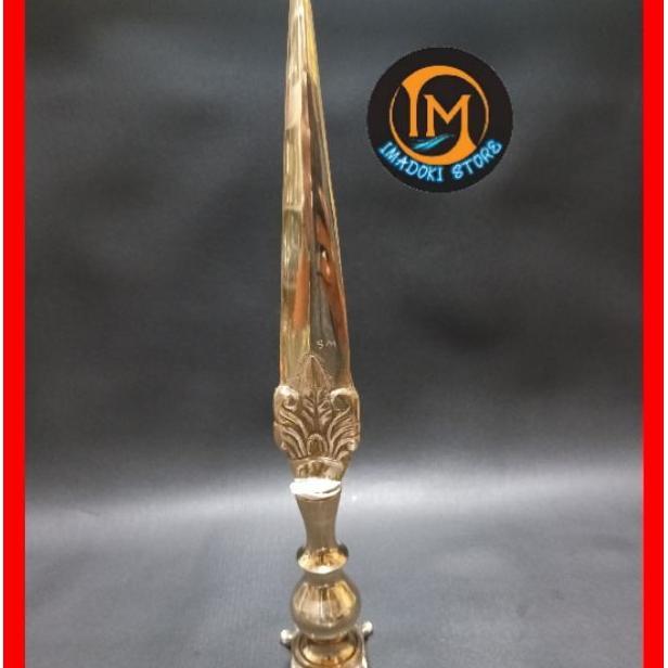 Grosir Mata Tombak Kuningan Bali  / Tumbak Bali / Tombak Lurus Dan Lekuk