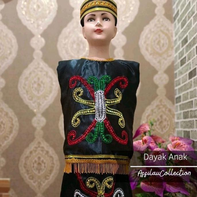 BAJU ADAT ANAK KALIMANTAN TIMUR & DAYAK