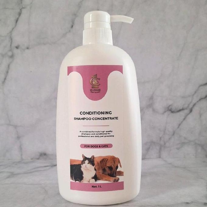 Conditioning Shampoo Concentrate C-One Pet Care utk anjing & kucing 1 Liter Diskon