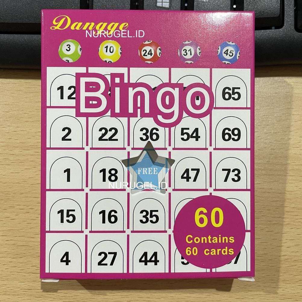Bingo Card / Kartu Bingo 60 Pcs