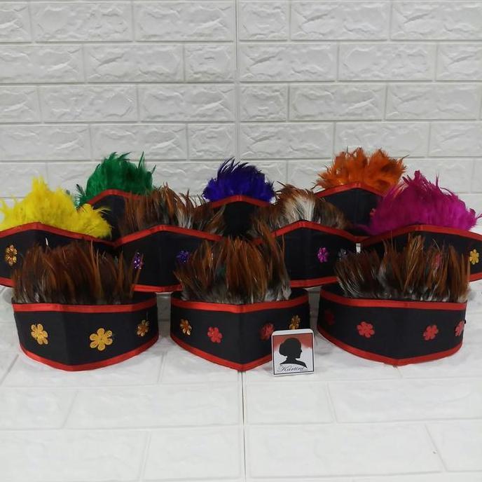 mahkota kepala papua aksesoris kepala adat papua topi papua topi bulu