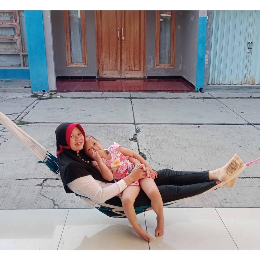 Ayunan Tali Rajut Ayunan Gantung Jaring Hammock / Jaring Webing