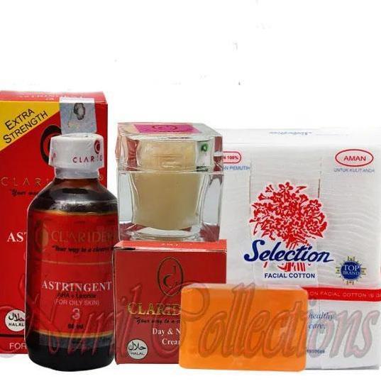 Wess- Paket Clariderm 3In1 + Kapas