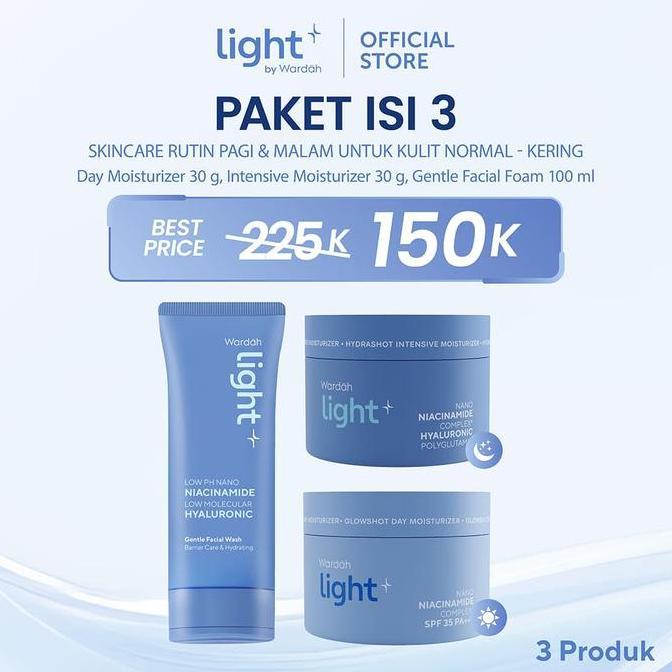 Wess- [Special Mami Louisse] Paket 3Pcs Lht+ Low Ph Nano Niamide Hyaluronic Zinc Whip Face Sh 100Ml,