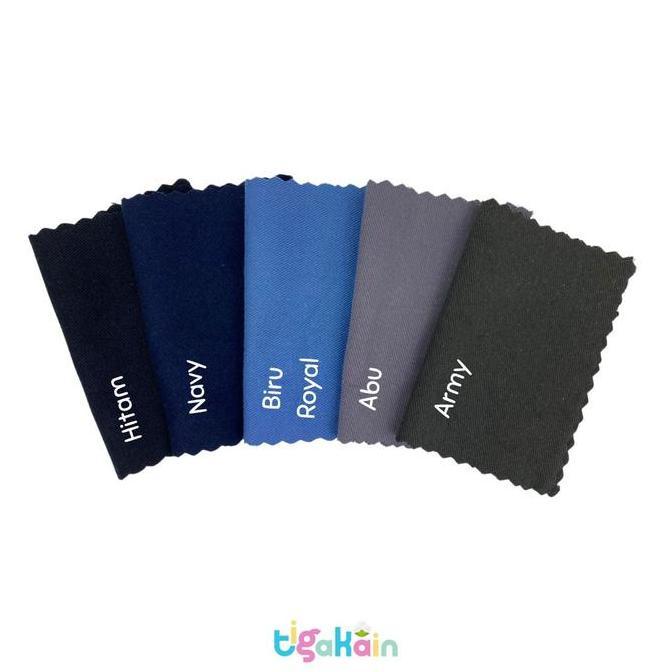 Sew- 0.5 Meter Kain Canvas Twill Bahan Kanvas Twill/ Cotton Twill