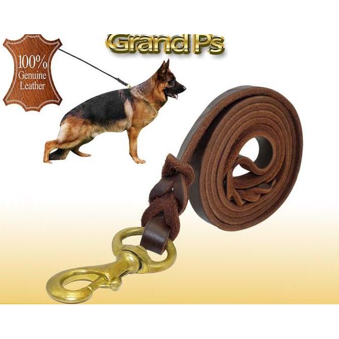 Tali /Kalung Leher/Tali & Kalung Utk Anjing Bahan Kulit Asli