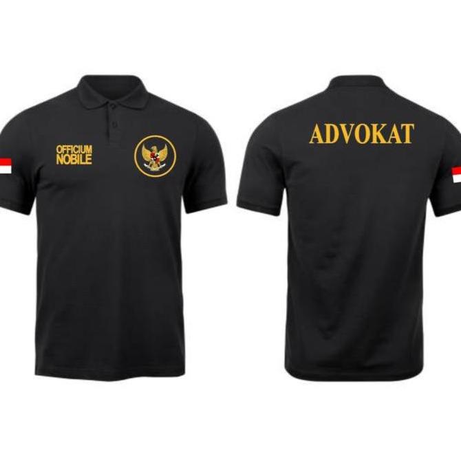 DR295 - Kaos Polo SHIRT Tshirt Baju Kerah Distro ADVOKAT Pengacara kuasa Hukum indonesia lawyer jasa