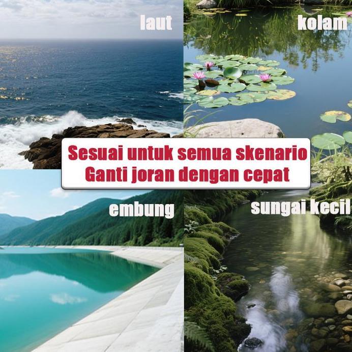 Paket Pancing Lengkap Caldari Terbaik, 2 Stik Pancing Kualitas Premium, Sesuai Semua Perairan (Laut,