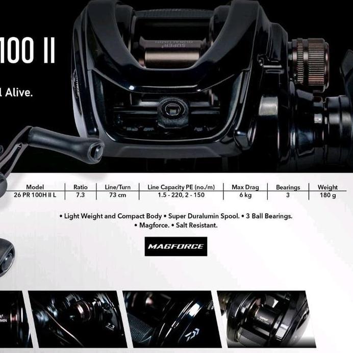 Reel Daiwa Pr 100 H Ii L 2026 | Reel Bc Daiwa | Baitcasting