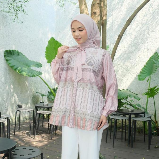 [GO] GEULIS BLOUSE PREMIUM PRINT by Denosa Fashion