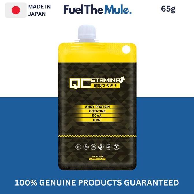 QC Stamina Energy Supplement ( Whey Protein Creatine BCAA HMB ) for Marathon Cycling Triathlon Trail